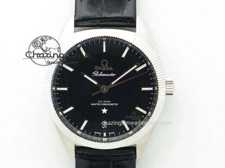 0328 Planet Ocean 600M Chrono SS VRF 1:1 Best Edition Black Bezel Blue Dial on RG SS Bracelet A Affordable 7648